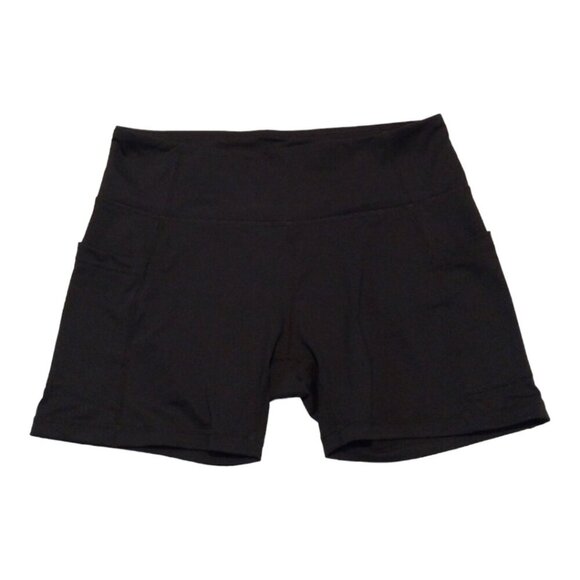 Baleaf Biker Shorts Size L Black Pockets Athletic 5" Inseam - Picture 3 of 6